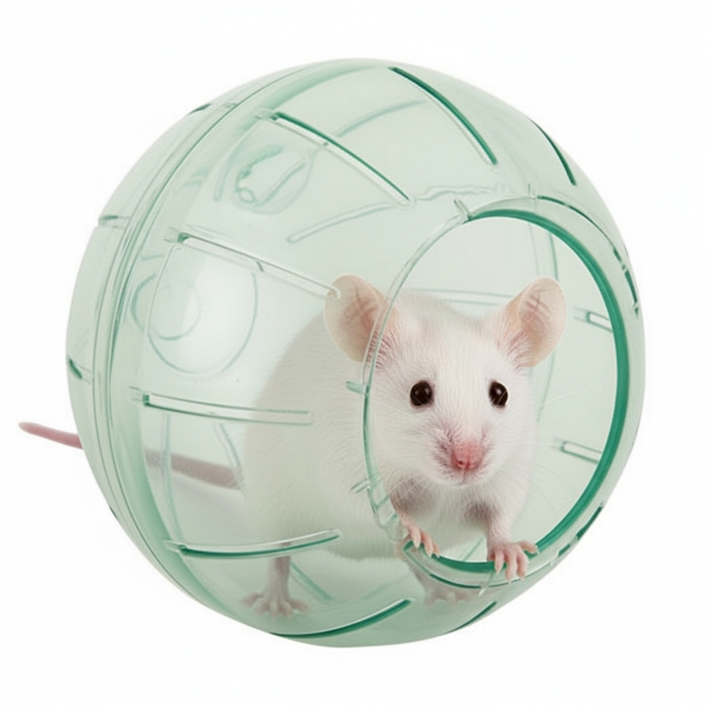 Full Cheeks NIB Small Animal 7" Green Adventure Exercise Ball